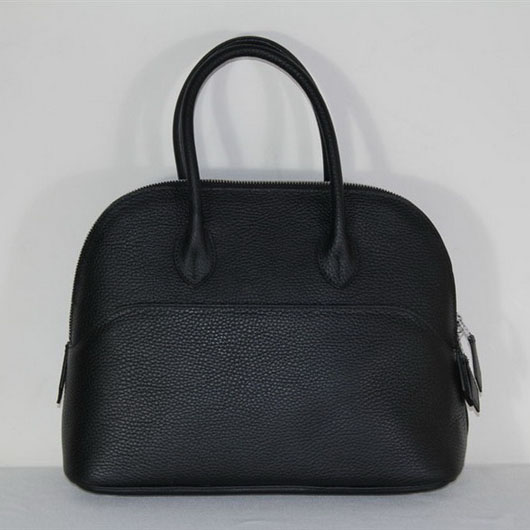 High Quality Replica Hermes Bolide Togo Leather Tote Bag Black 1923